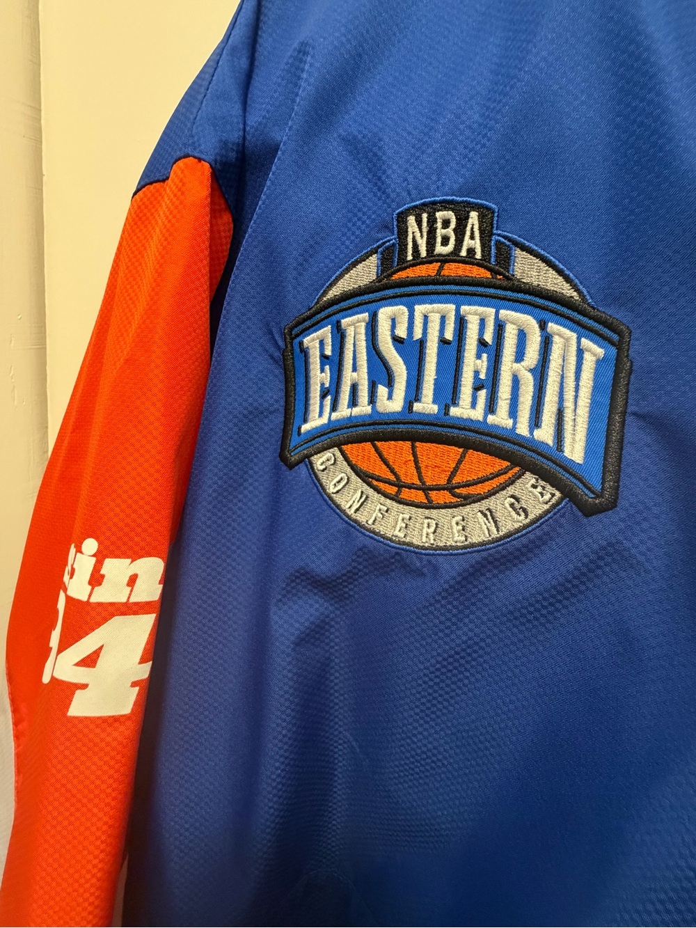 NWT Mitchell & Ness New York Knicks Pullover Half-Zip Windbreaker/Anorak Sz XXL - Picture 2 of 6